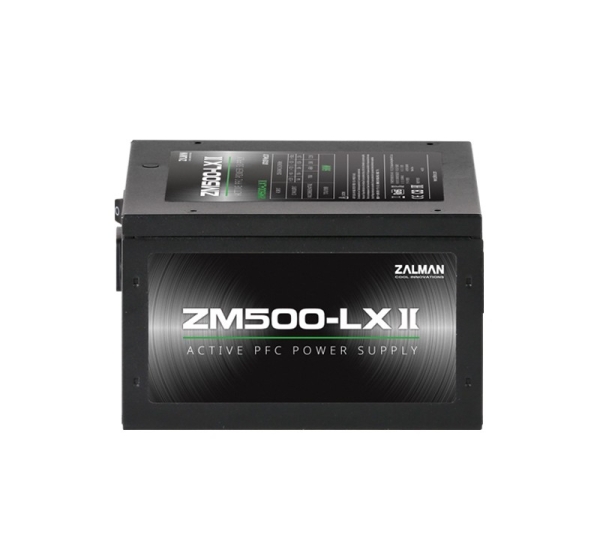 Zalman ZM500-LXII 500W, Active PFC, 85%