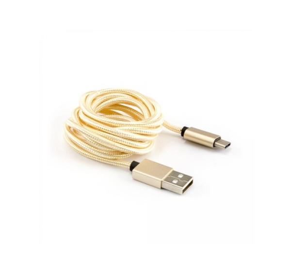 Sbox USB-TYPEC-15G USB->Type C M/M 1.5m Fruity Gold