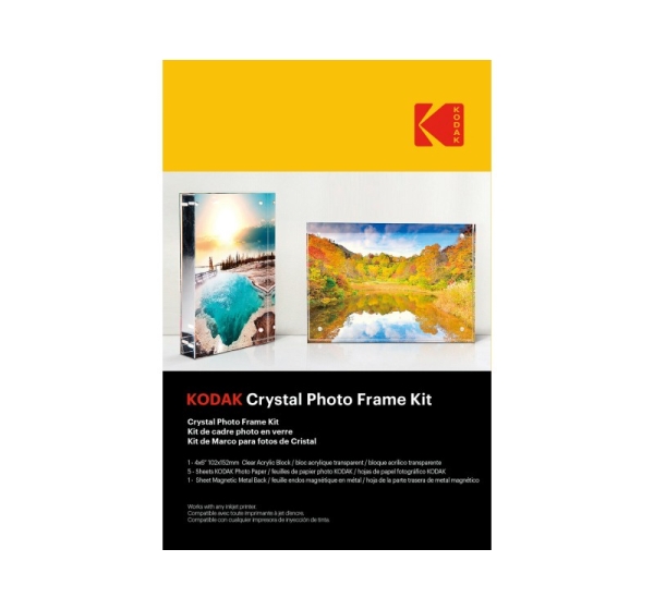 Kodak Crystal Photo Frame Kit 5 Sheets