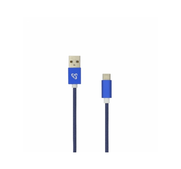 Sbox USB-TYPEC-15BL USB Type C M/M 1.5m  Fruity Blue