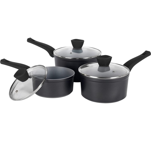 Russell Hobbs RH01706EU Pearlised saucepan set 3pcs