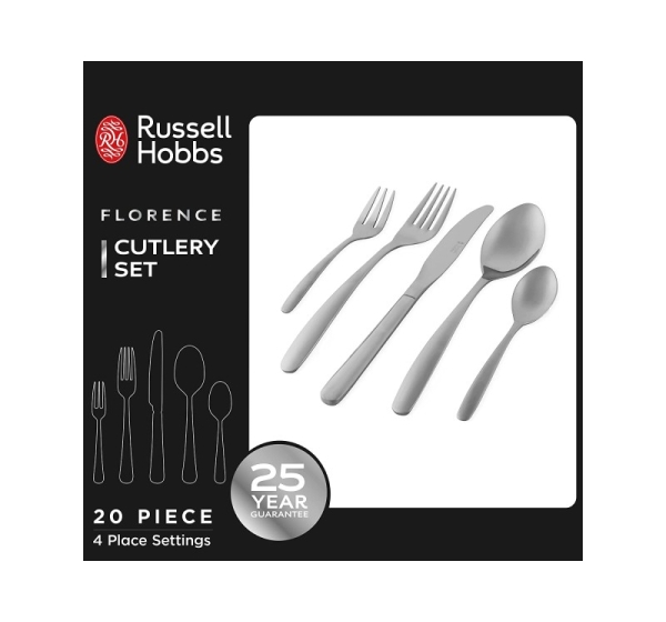 Russell Hobbs RH022641EU7 Florence cutlery set 20pcs