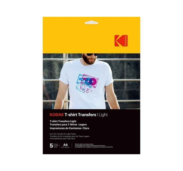 Kodak T-Shirt Transfers Light 5pcs (3510560)