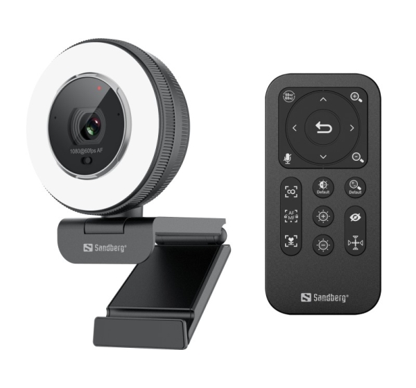 Sandberg 134-39 Streamer USB Webcam Pro Elite