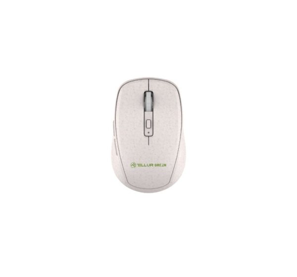 Tellur Green Wireless Mouse Nano Reciever Creame