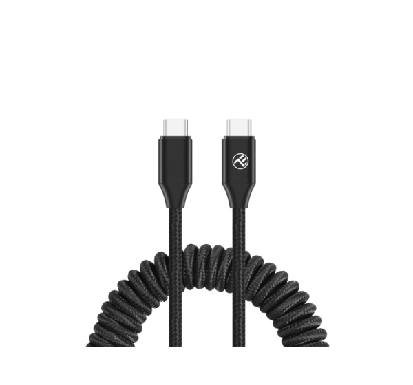 Tellur Extendable USB-C to USB-C Cable PD60W up to 1.8m Black