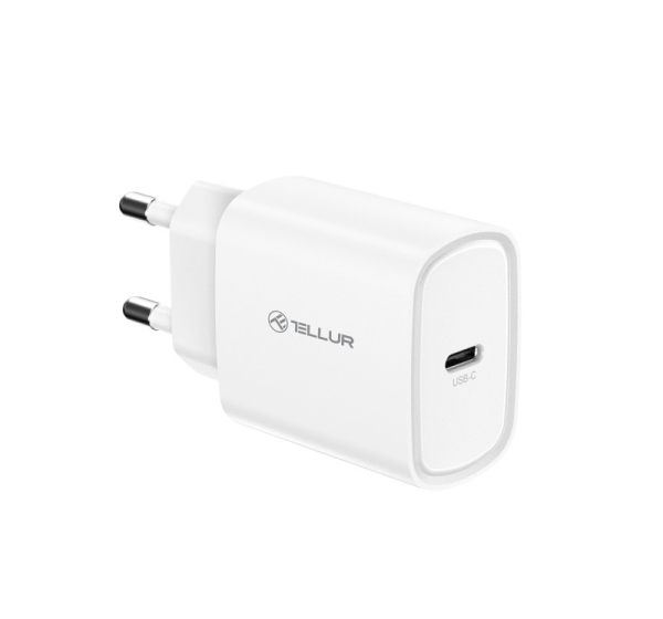Tellur 20W USB-C PD wall charger white