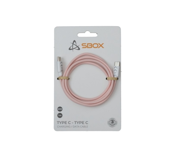 Sbox Type C - Type C M/M 1m Pink TYPEC-1-P