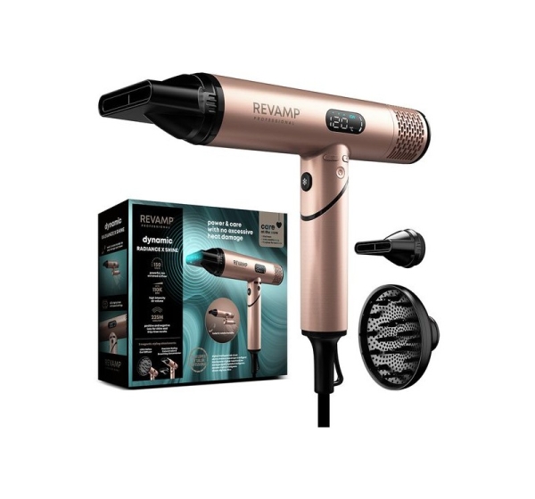 Revamp DR-6400GD-EU Dynamic Radiance x Shine Hair Dryer Gold