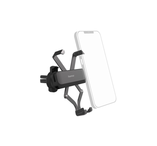 Hama 00201511 Gravity Pro Car Mobile Phone Holder for Grating, Adjustable, Universal