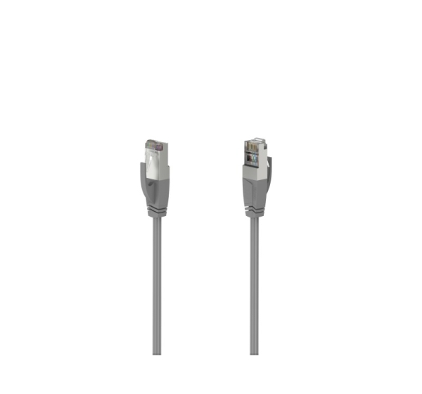 Hama 00200669 CAT5e Patch Cable, F/UTP Shielded, 3 M, Grey