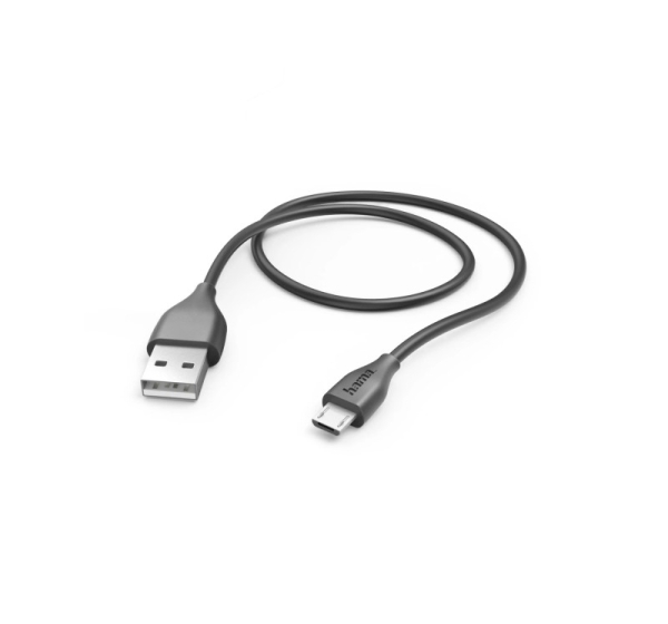Hama 00173610 Charging/Data Cable, Micro-USB 1.4m Black
