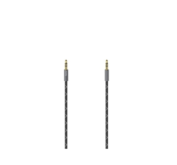 Hama 00205129 Audio Cable 0.75 m 3.5mm Black/Grey