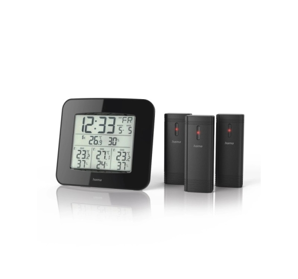 Hama 00186311 Weather station EWS-Trio Black