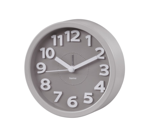 Hama 00186324 Retro Alarm Clock Grey