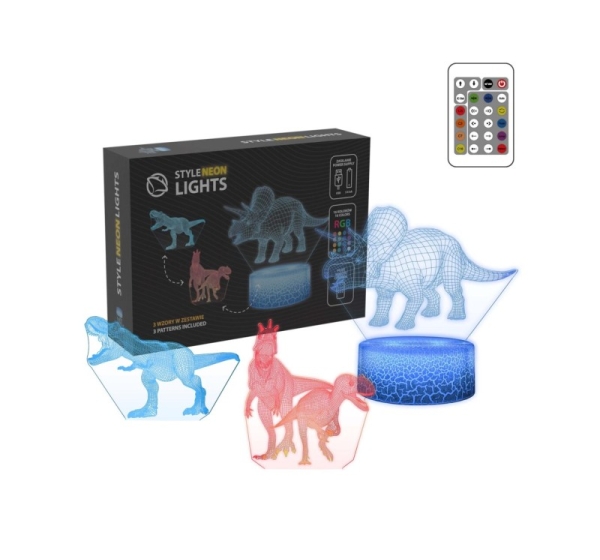 Manta SNL117RGB LED lamp Light decoration Dinosaurs RGB 3D