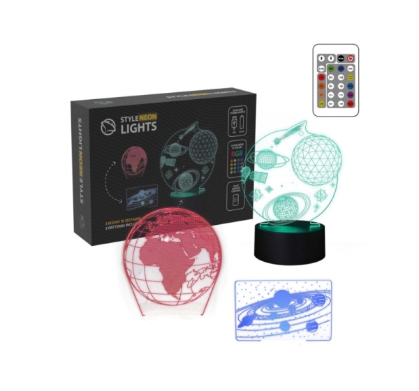 Manta SNL118RGB LED lamp Light decoration Kosmos RGB 3D