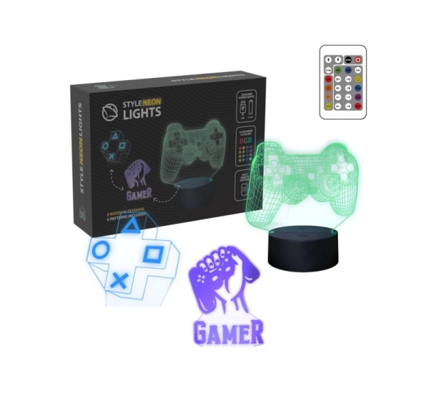 Manta SNL122RGB LED lamp Light decoration Game 2 RGB 3D