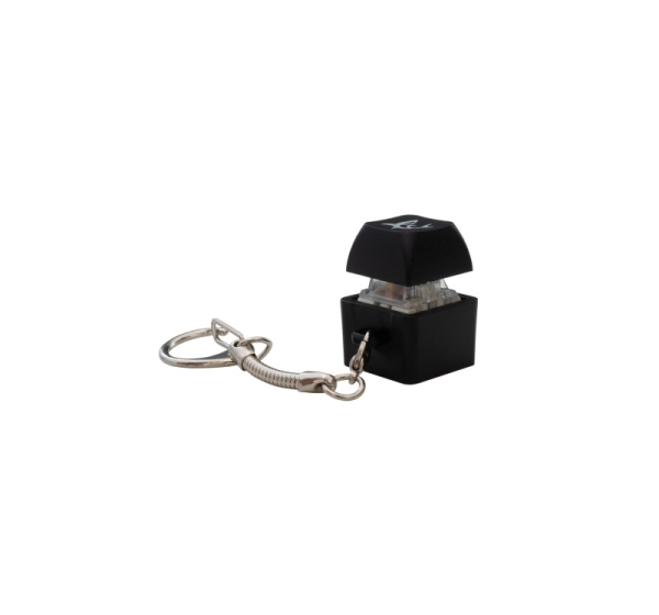 White Shark KEYCHAIN Promo Black Mechanical Switches