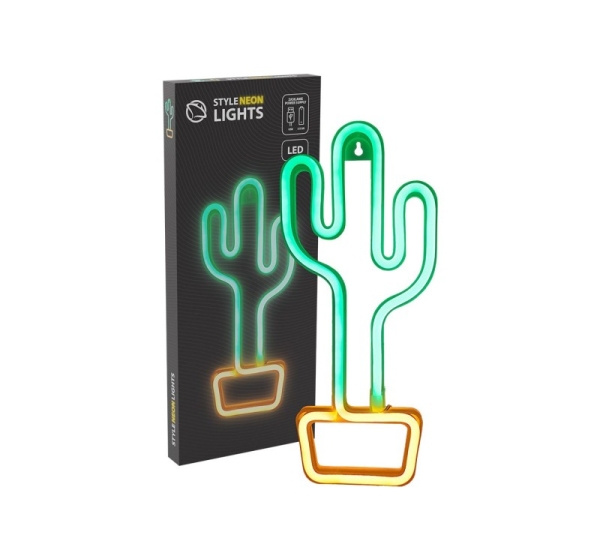 Manta SNL07GN Style Neon Lights CACTUS Green/Yellow