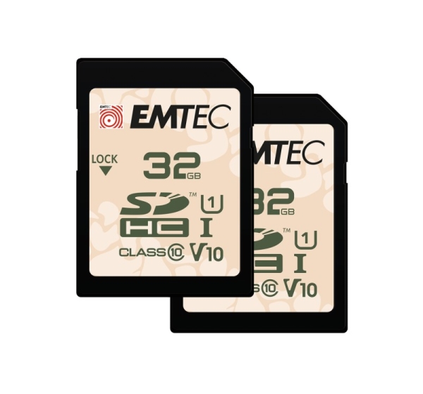 Emtec SDHC 32GB UHS-I U1 V10 Outdoor 2 pcs