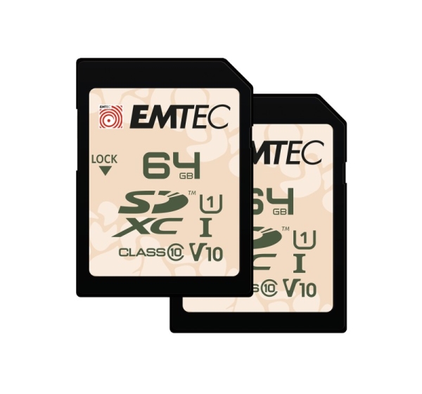 Emtec SDXC 64GB UHS-I U1 V10 Outdoor 2 pcs