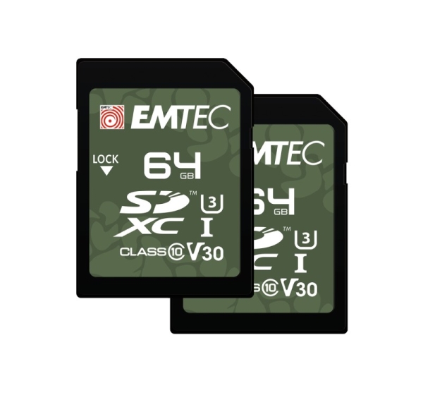 Emtec SDXC 64GB UHS-I U3 V30 Outdoor 2 pcs