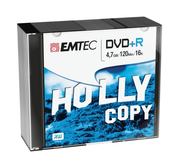 Emtec DVD+R 4,7GB 16x Holly Copy 10 pcs