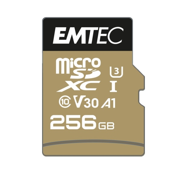 Emtec MicroSDXC 256GB UHS-I U3 V30 SpeedIN Pro