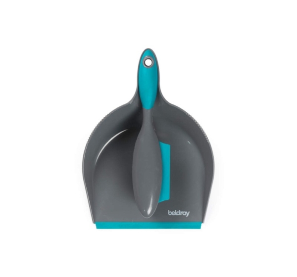 Beldray LA034191UFPEU7 Anti-bac Pet Plus+ Rubber Head Dustpan & Brush Set