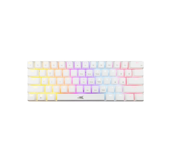 Baracuda DOLPHIN-W-BLUE BGK-03221 US Mechanical Blue Switches, White