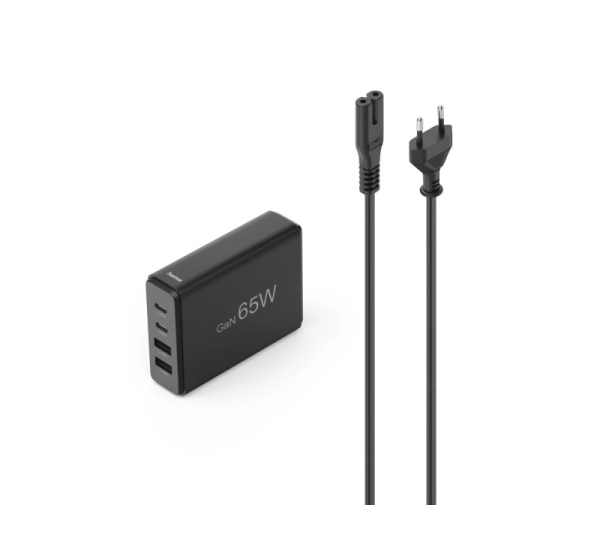 Hama 00201979 Charging Station With USB-C/USB-A 65 W Black