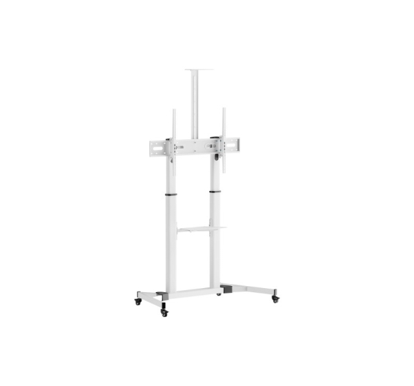 Sbox FS-3610 WHITE Floor Ultra-Large LED TV Stand 60-100" 100kg White