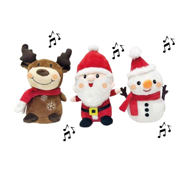 Koala Games G2586 Christmas Danging, Singins  & Lighting Plushes 24 cm