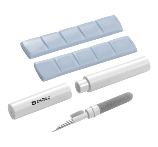 Sandberg 470-32 Cleaning Pen Kit for AirPods, White/Grey