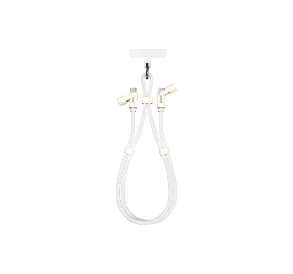 Sbox LANYARD WHITE Type-C -Type-C 1.5m White