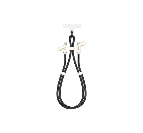 Sbox LANYARD BLACK Type-C -Type-C 1.5m Black
