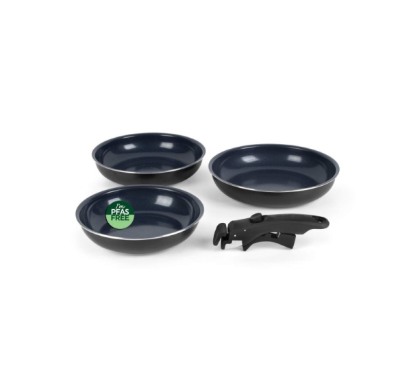 Russell Hobbs RH03314 Marine Smart Clip 4 Piece Fry Pan Set