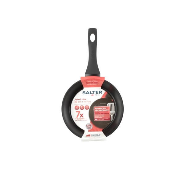 Salter BW11619SA3 Jewel Hex 20cm Fry Pan