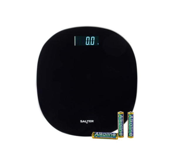 Salter SA00709BFEU12 Round Electronic Scale, Black