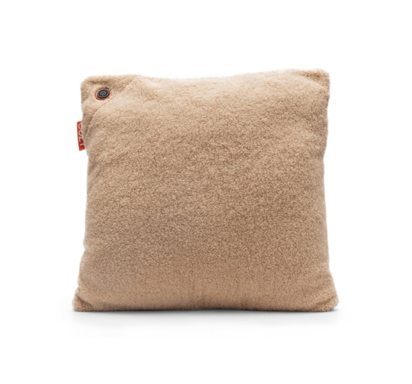 Bodi-Tek  BT-CSHT2-W-LC-PB10 COZY Una Heated Comfort Cushion 45 x 45cm, Light Chocolate