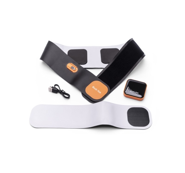 Bodi-Tek BT-ABSH-TOP-EU/1.2 Ab & Back Muscle Strengthener With Heat, Black/Orange