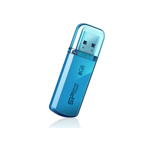 Silicon Power | Helios 101 | 8 GB | USB Type-A | Blue