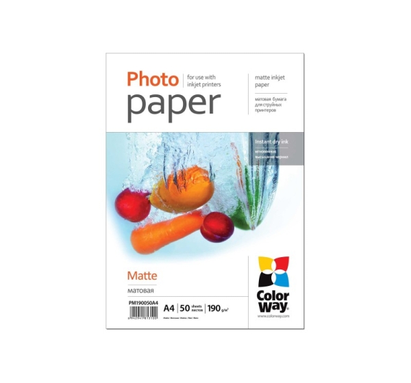 Matte Photo Paper | 190 g/m² | A4