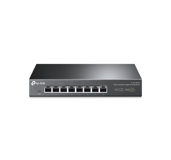 TP-LINK | 8-Port 2.5G Desktop Switch | TL-SG108-M2 | Unmanaged | Desktop | Power supply type External