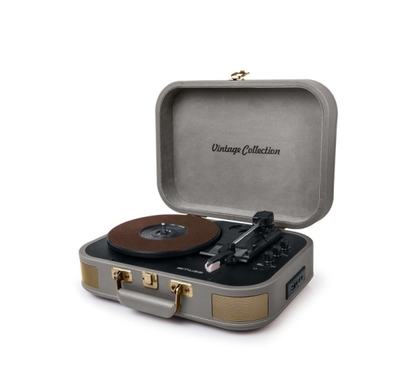 Muse | Turntable Stereo System | MT-201 BTG | Grey | USB port | AUX in