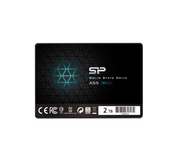 Silicon Power | Ace | A55 | 2000 GB | SSD form factor 2.5" | Solid-state drive interface SATA III | Read speed 500 MB/s | Write speed 450 MB/s