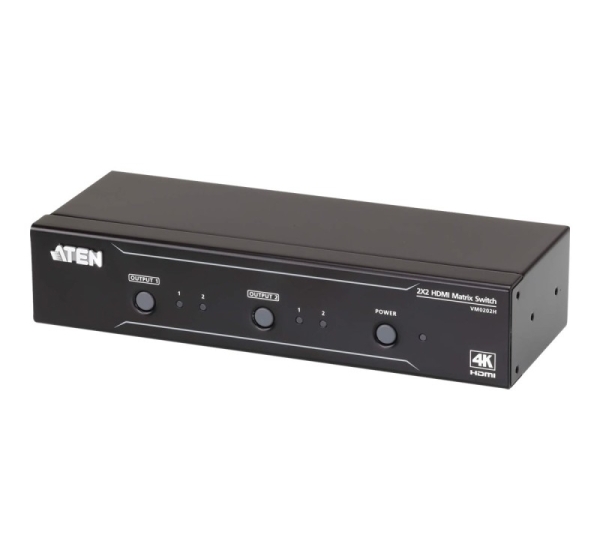 Aten | 2x2 4K HDMI Martrix Switch | VM0202H | Warranty 36 month(s)