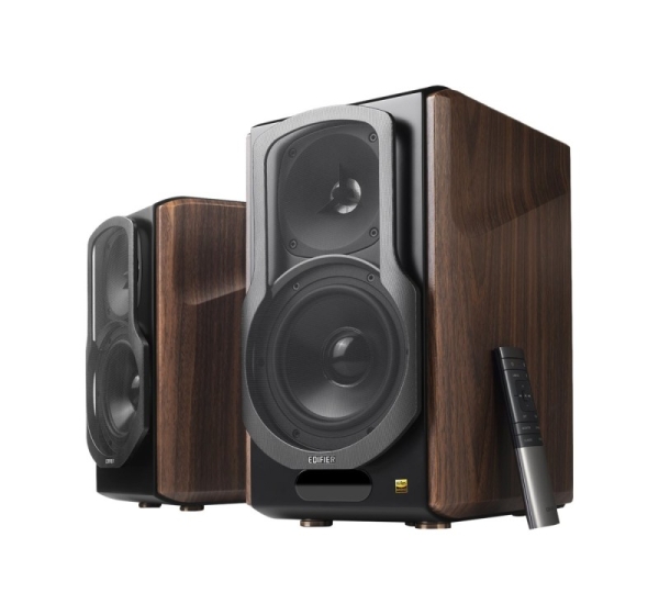Edifier S2000MKIII Bookshelf Speaker, Brown | Edifier