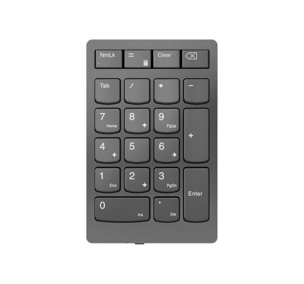 Lenovo | Professional | Go Wireless Numeric Keypad | Numeric Keypad | Wireless | Storm Grey